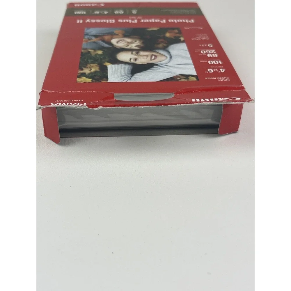 Media Canon PP-201 Photo Paper Plus Glossy II 4x6 inch Approx 80 Sheets